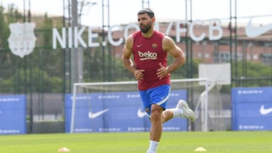 Se lesionó el "Kun" Agüero: sería baja en Barcelona durante 10 semanas