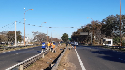 Continúan los trabajos de Vialidad Nacional en la RN 168