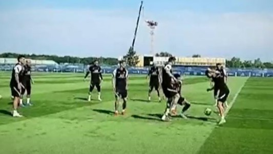 Lionel Messi tuvo su primer entrenamiento en el PSG