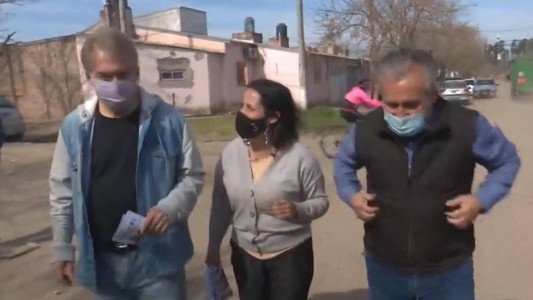 Lewandowski, Mirabella y Mudallel recorrieron el norte de la ciudad