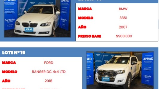 Un Porsche, un Scania y más... subastan vehículos decomisados al delito