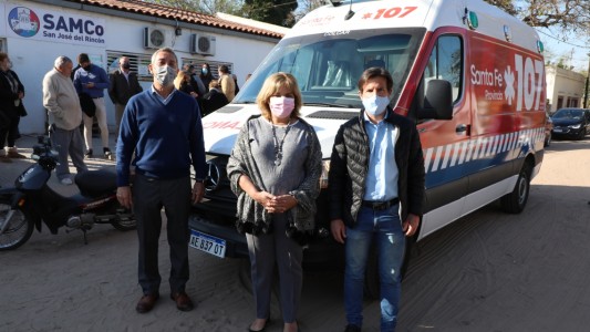 Entregaron ambulancias en Santa Fe, Rincón y Recreo