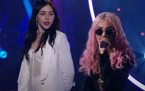 Lali Espósito cantó por primera vez junto a Nicki Nicole en La Voz Argentina