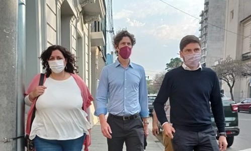 Piedrabuena y Pullaro recibieron la visita de Martín Lousteau