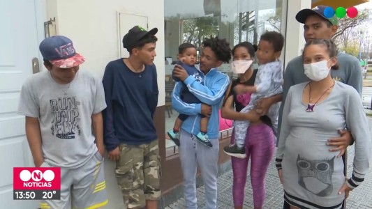 Salieron caminando de Venezuela, llegaron a la ciudad y un santafesino les ofreció asilo