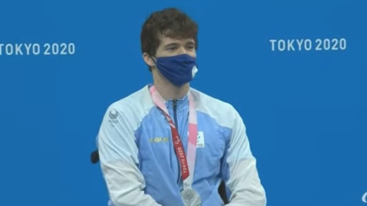 Matías De Andrade sumó otra medalla plateada para Argentina en los Paralímpicos de Tokio 2020