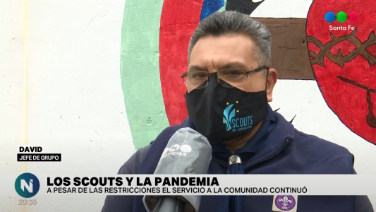 Día del Scout: "Uno presta sus ganas para ayudar a pequeños y grandes"