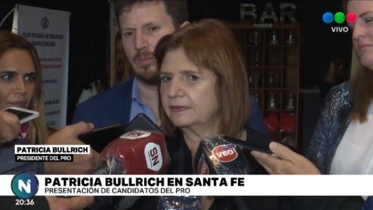 Patricia Bullrich en Santa Fe: “es urgente la venida de tropas federales”