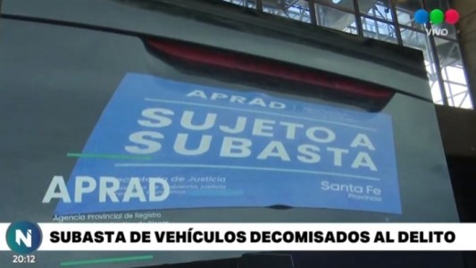 El gobierno provincial subastó autos incautados por delitos