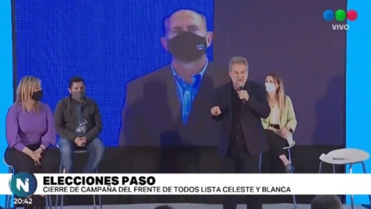 La lista Celeste y Blanca de Omar Perotti cerró su campaña en Sauce Viejo