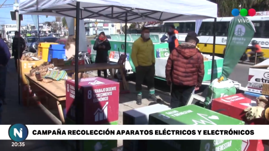 Se hizo una nueva campaña de recolección de residuos electrónicos