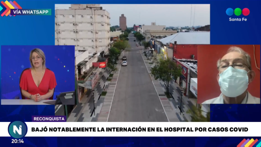 Bajó notablemente la internación por Covid en el Hospital de Reconquista