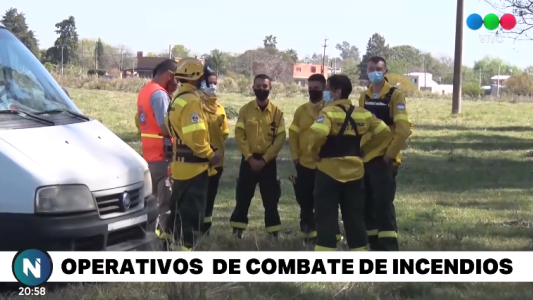 Volvieron los incendios al Gran Santa Fe: esta vez, frente a las islas de Sauce Viejo