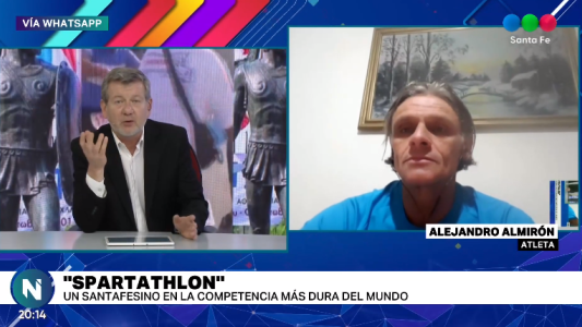 Alejandro Almirón, el santafesino participará en la Spartathlon, una de las carreras más duras del mundo