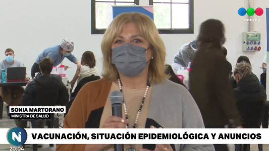 Martorano: “El barbijo sigue vigente en Santa Fe, es una muy buena barrera”