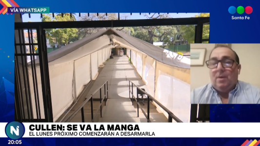 Sin pacientes covid: el lunes el Cullen se despide de la manga que los une con el Hospital Millitar