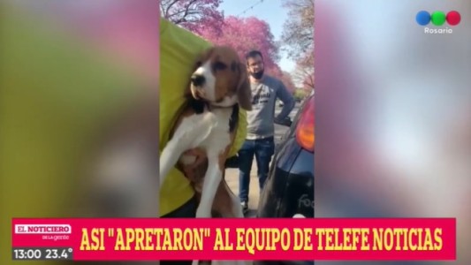 "Apretaron” al equipo de Telefe Rosario mientras cubría una balacera