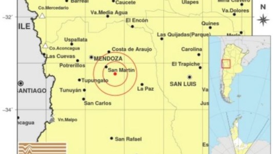 Mendoza: un fuerte terremoto de 5,2 grados en la escala Richter sacudió la provincia