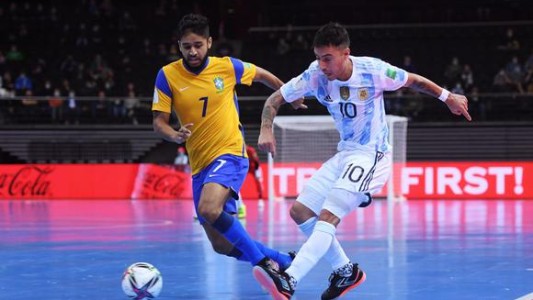 Mundial de futsal: Argentina le ganó el clásico a Brasil y está en la final