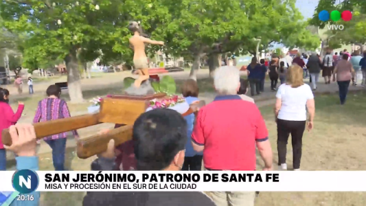 San Jerónimo, patrono de Santa Fe: decenas de creyentes participaron de la procesión