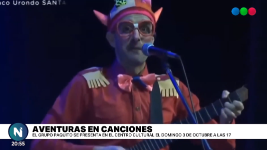 Una propuesta musical para los más pequeños:  “Paquito y sus viajes por la tierra y la luna…”