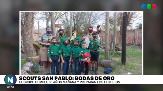 Bodas de oro: el grupo Scout San Pablo cumple 50 años y lo festeja con sus allegados
