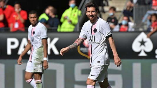 El PSG, con Messi en el tridente estelar, perdió el invicto ante el Rennes