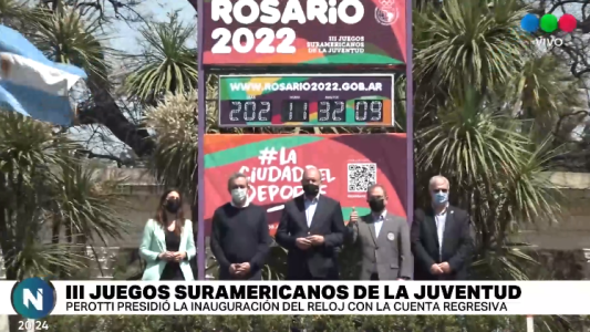 Rosario: cuenta regresiva para los III Juegos Suramericanos de la Juventud 2022