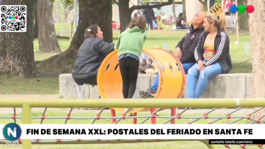 Comenzó el finde XXL: los santafesinos se adueñan de los espacios verdes