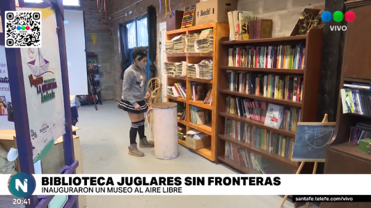 Se inauguró un museo al aire libre en la Biblioteca Juglares