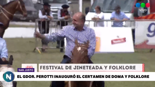 Doma de San Justo: Perotti desea que sea un evento "de proyección nacional e internacional"