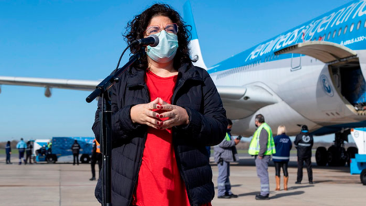 Vizzotti: "antes de fin de año vamos a tener a todos los mayores de tres años protegidos”