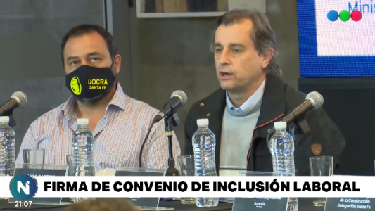 Se firmó un convenio para la inclusión laboral de jóvenes