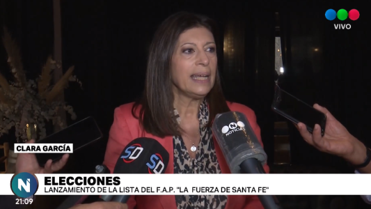 Clara García: "tenemos el legado de 12 años del Frente Progresista"