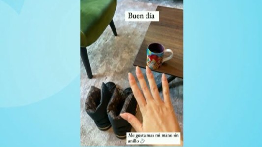 Otro duro posteo de Wanda Nara en medio de la separación de Mauro Icardi: "Me gusta más mi mano sin anillo"