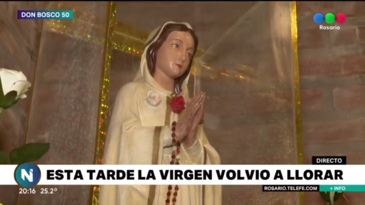 La Virgen María Rosa Mística lloró dos veces en menos de una semana