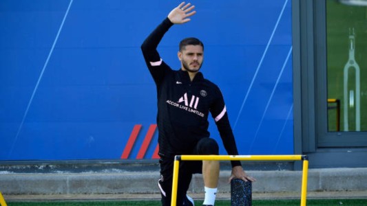 Icardi volvió a los entrenamientos con el PSG tras sus problemas personales