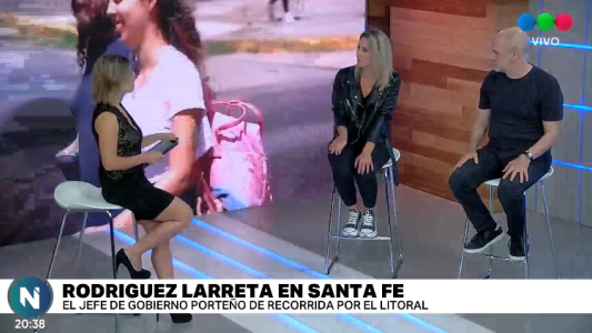 Larreta junto a Losada en Telefe Santa Fe:  se elije "un gobierno nacional que cerró las escuelas o una alternativa en JXC"