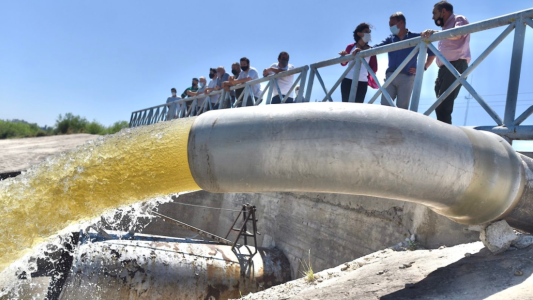 Se aumentó la capacidad de bombeo de la Estación N° 4