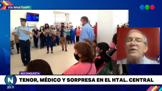 "Mimo al alma": personal del Hospital de Reconquista fueron homenajeados por la Banda Pucará