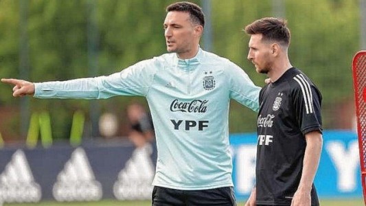 Scaloni confirmó a Messi de titular para enfrentar a Brasil