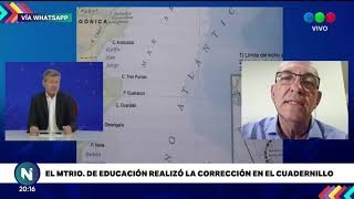 Debloc: "Es un poco sospechoso que apareciera en un formato digital un mapa que no aparece en la imprenta"