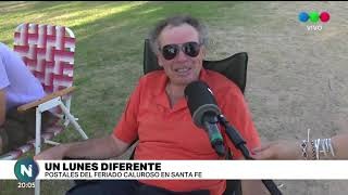 En la ciudad se respiró un lunes diferente