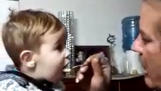 Aparecieron videos de Lucio, feliz junto a sus abuelos paternos