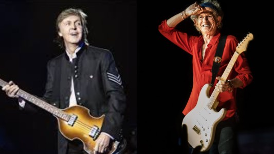 Subastan en Los Ángeles la guitarra de Keith Richards y el bajo de Paul McCartney