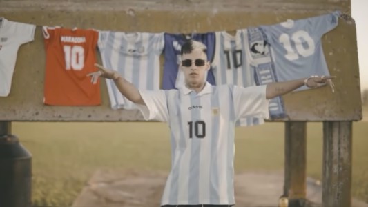 Homenaje de L-Gante a Maradona: lanzó su reversión de "La mano de Dios"