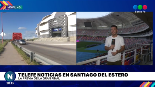Telefe Santa Fe ya palpita Colón vs River: En vivo desde Santiago del Estero