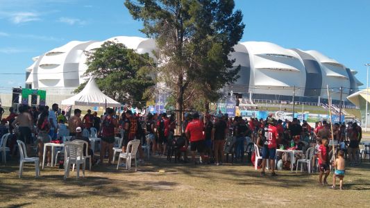 Videos: Los hinchas sabaleros coparon la fan fest en la previa del partido