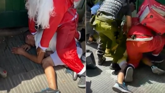 El regalo de Papá Noel en Rosario: detuvo a un ladrón