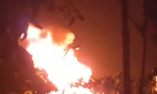 Se incendió la estación transformadora Santa Fe Norte y hay 10 barrios sin luz